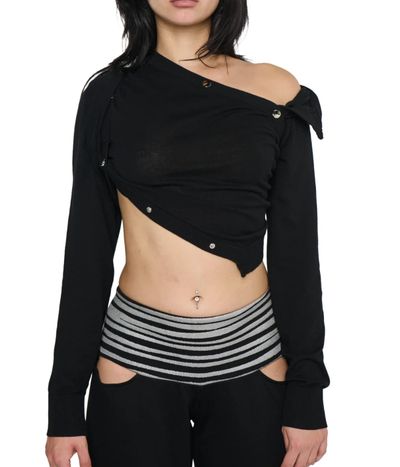 KL - dark horse cardigan black